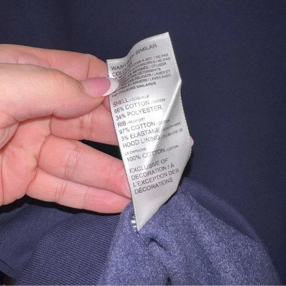 Puma Men’s Hoodie Navy Logo Pullover NWT Size M - Picture 10 of 10